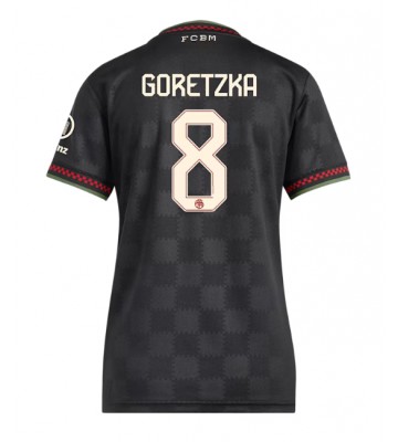 Lacne Ženy Futbalové dres Bayern Munich Leon Goretzka #8 2025-26 Krátky Rukáv - Tretina